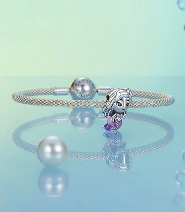 Сребърен талисман „Малката русалка”