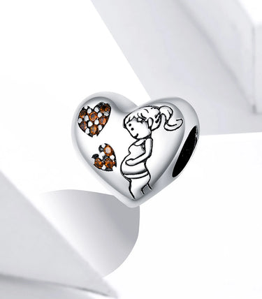 Сребърен талисман „Мама герой!“