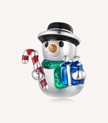 Сребърен талисман „Моето снежно човече“