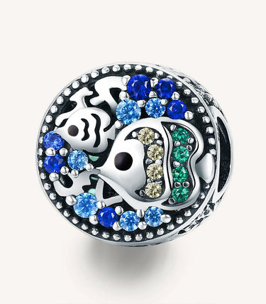 Сребърен талисман „Морски пейзаж“