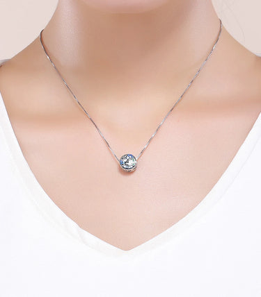 Сребърен талисман „Морски пейзаж“