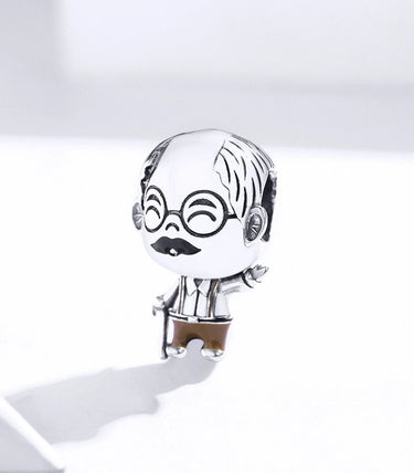 Сребърен талисман „Моят златен дядо ♥“