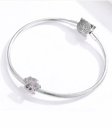 Сребърен талисман „Моята малка пухкава госпожица“