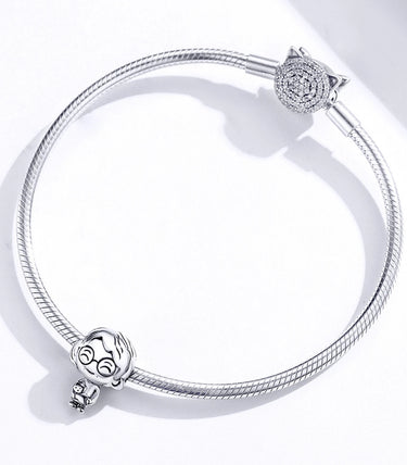 Сребърен талисман „Моята златна баба ♥“