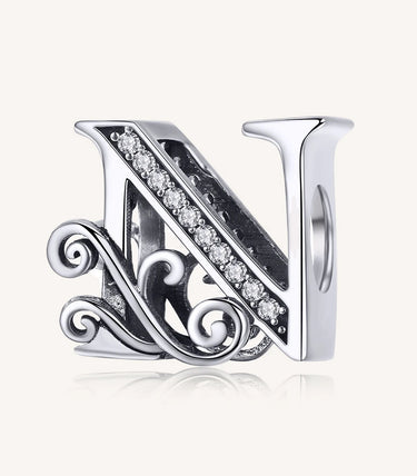 Сребърен талисман „N“