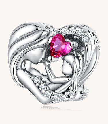 Сребърен талисман „На моята малка дъщеря ❤“