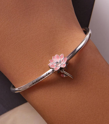 Сребърен талисман „Нежен лотос“