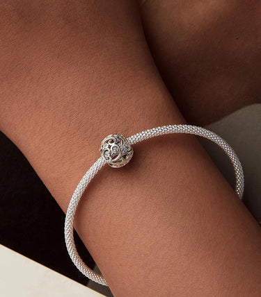 Сребърен талисман „Нежна феерия“