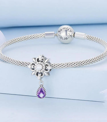 Сребърен талисман „Неподправена и чиста“