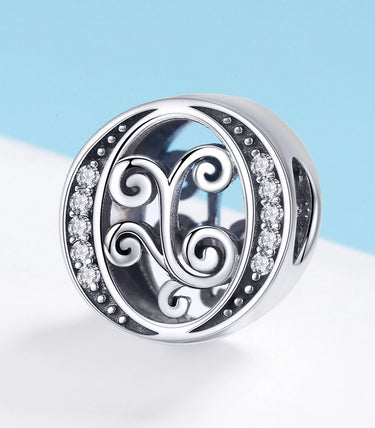 Сребърен талисман „O“