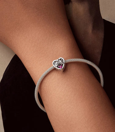 Сребърен талисман „Обещавам ❤“