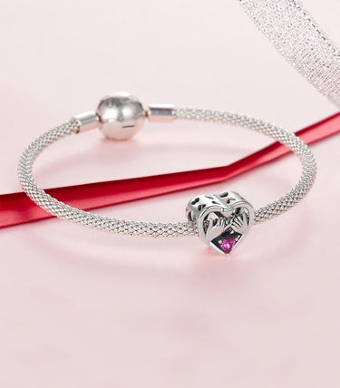 Сребърен талисман „Обещавам ❤“