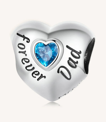 Сребърен талисман „Обичам те, татко“