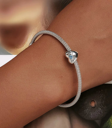 Сребърен талисман „Обичам те, татко“