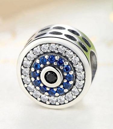 Сребърен талисман „Окото на Назар“