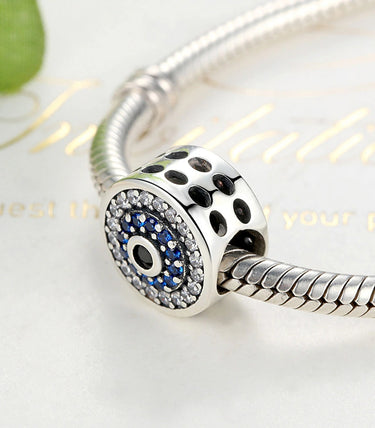 Сребърен талисман „Окото на Назар“