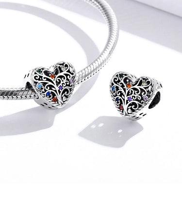 Сребърен талисман „Палитрата на любовта“