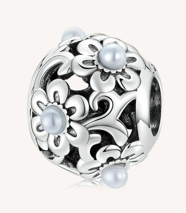 Сребърен талисман „Перлена красота“