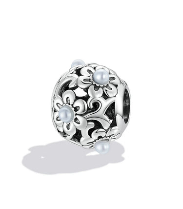 Сребърен талисман „Перлена красота“