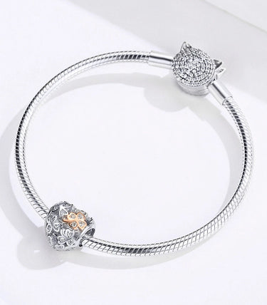 Сребърен талисман „Пожелавам късмет!“