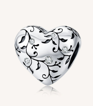 Сребърен талисман „Разцъфти в любовта“