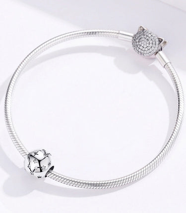 Сребърен талисман „Риби“