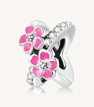 Сребърен талисман „Розов блян“