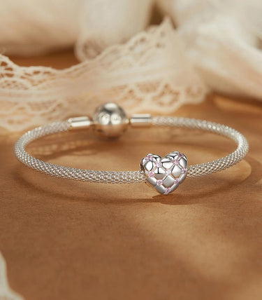 Сребърен талисман „Сърце от памук“