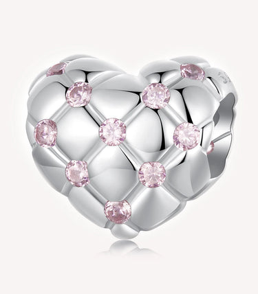 Сребърен талисман „Сърце от памук“