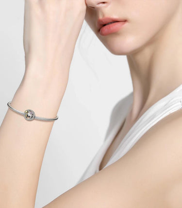 Сребърен талисман „Съзерцай красотата“