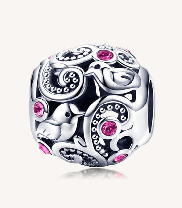 Сребърен талисман „Семейно гнездо“