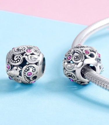 Сребърен талисман „Семейно гнездо“