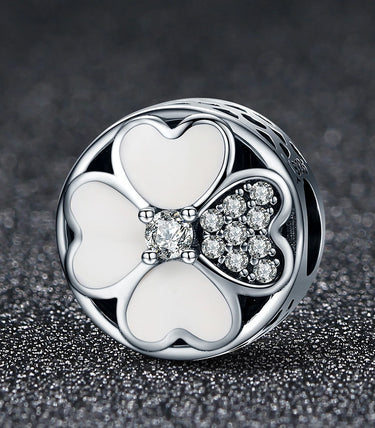 Сребърен талисман „Щастие“