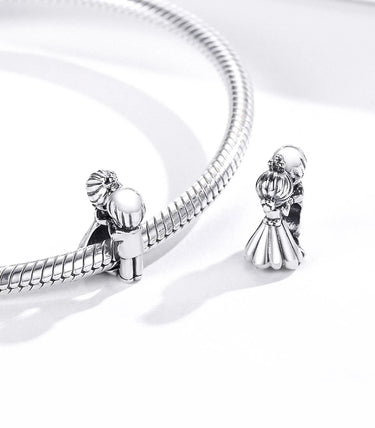 Сребърен талисман „Щастливо женени“