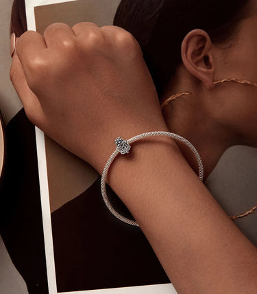 Сребърен талисман „Символ на Божествена защита“