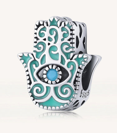 Сребърен талисман „Символът Хамса“