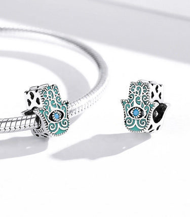 Сребърен талисман „Символът Хамса“