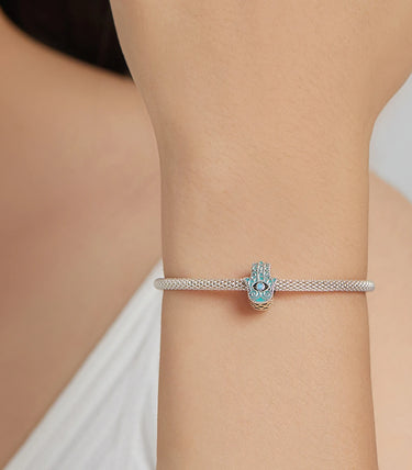 Сребърен талисман „Символът Хамса“