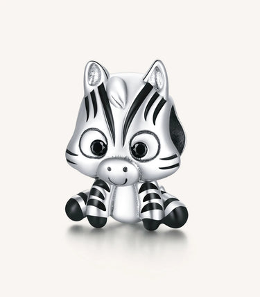 Сребърен талисман „Сладурчо на райета“