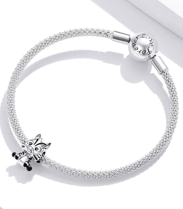 Сребърен талисман „Сладурчо на райета“