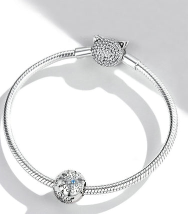 Сребърен талисман „Снежен блясък“