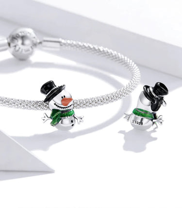 Сребърен талисман „Снежен приятел“