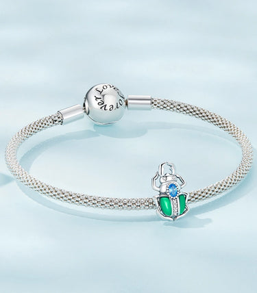 Сребърен талисман „Свещеният скарабей“