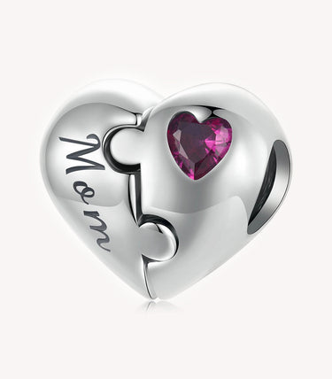 Сребърен талисман „ Аз и тя ❤“