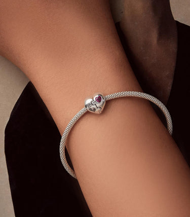 Сребърен талисман „ Аз и тя ❤“