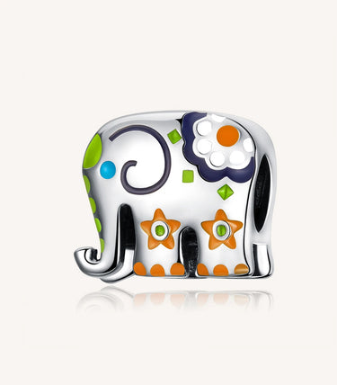 Сребърен талисман „Тайландско слонче“