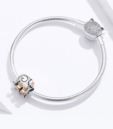 Сребърен талисман „Тайландско слонче“