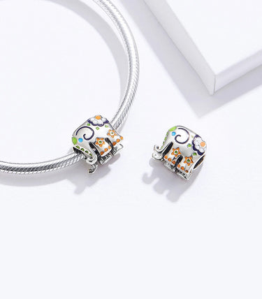 Сребърен талисман „Тайландско слонче“