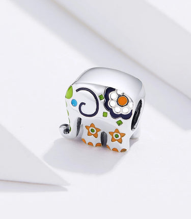 Сребърен талисман „Тайландско слонче“