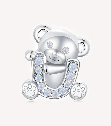 Сребърен талисман (комплект Обичам те) „Ти“